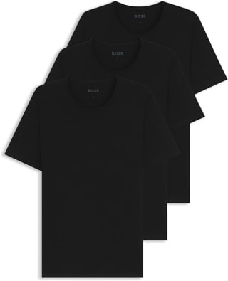 3=Pack BOSS TShirt RN 3P Classic voor €21,95 bij Amazon