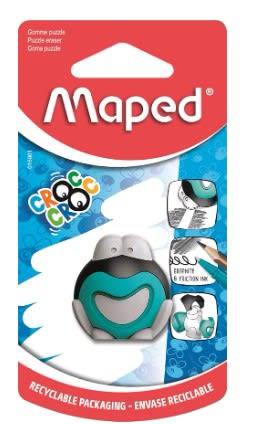 Maped - Material Escolar - Goma De Borrar Croc Croc Puzzle - Diseño Lúdico por 1€