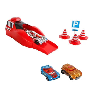 Roadblasters Afschiet Racebaan met 3 Auto's voor €5 bij Lobbes