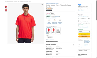 Polo de Golf Under Armour UA Tech por $356 | Oferta Amazon