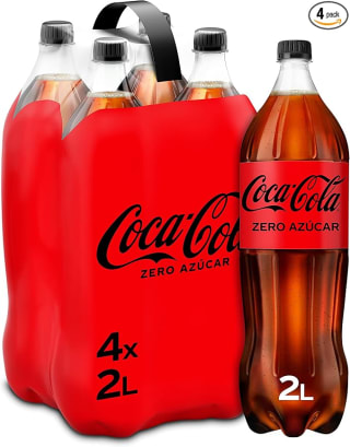 Coca-Cola Zero Pack 4 Botellas 2L por 6,23€