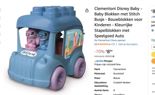 Clementoni Clemmy Disney Stitch activiteitenbus voor €8,99 bij Amazon