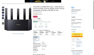 Router Tenda RX12L Pro WiFi 6 AX3000 Dual Band por $760 | Amazon
