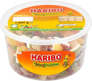 Haribo Tangfastics Party Tub, 1kg (Delayed Delivery)