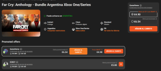 Pack Far Cry: Anthology Xbox por $110 | Gamivo