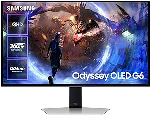 Samsung Odyssey OLED G6 LS27DG602SUXEN Monitor gaming 27 pulgadas QHD por 466,65€