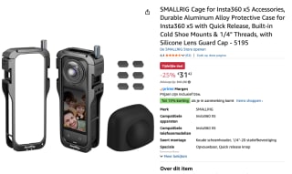 SmallRig 5195 Cage For Insta360 X5 voor €31,42 bij Amazon