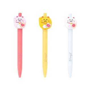 Mr. Wonderful WOA09683SM Set 3 Bolígrafos Maneki-Neko por 4,99€