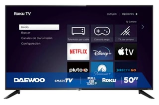 Smart TV Daewoo 50" FHD DAW50FRF por $3,217 | Chedraui (Aplazo)
