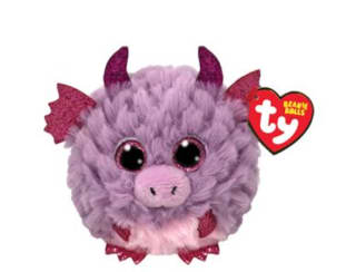 Peluche TY Puffies Spark Purple Dragon por 3.99€