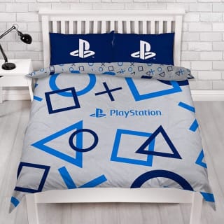 PlayStation Character World Blue Double Duvet Cover – £9.95 (Officially Licensed, Sol