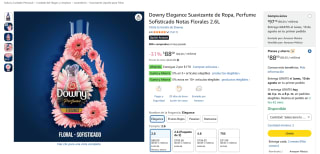 Downy Elegance 2.6L por $65 en Amazon