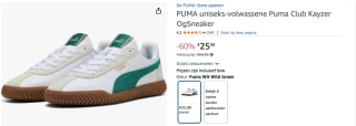 Puma Club Kayzer OG schoenen voor €25,98 bij Amazon