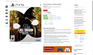 Like A Dragon: Infinite Wealth por $330 | Amazon