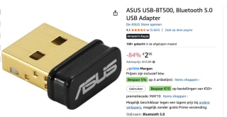 ASUS USB-BT500 - Bluetooth Adapter - USB 2.0 voor €2,95 bij Amazon