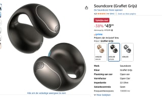Soundcore C40i oordopjes voor €49,99 bij Amazon