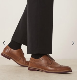 ASOS DESIGN Zapatos Derby Cuero Tostado por 15,47€