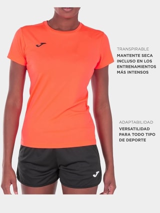 Joma Camiseta Manga Corta Mujer Running Gym por 5,95€
