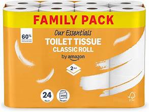 Our Essentials Toilet Tissue 24 Rolls for £4.66