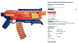NERF Loadout Shadowspeed Recon blaster voor €10,49 bij Amazon