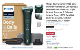 Philips Bodygroomer 7000-serie voor €64,99 bij Amazon