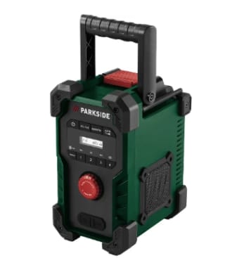 PARKSIDE® Accu-bouwradio 20 V zonder accu en lader voor €49,99 bij de Lidl