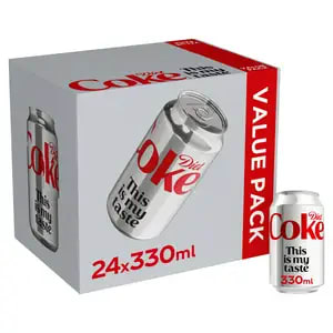 Coca-Cola 24x330ml Multipacks – £7.50 with Nectar