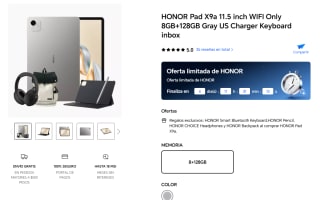 Tablet Honor Pad X9a 11.5" 128GB por $4,999