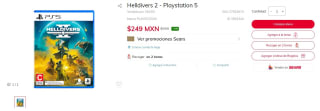 Helldivers 2 PS5 por $249 | Descuento Sears