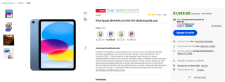 iPad 11" 128 GB por $6,374 | Walmart (BBVA MSI)