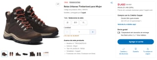 Botas Urbanas Timberland por $1,450 | Descuento Coppel