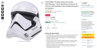 STAR WARS Casco Electrónico Premium $1,443 | Oferta Amazon