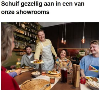 Gratis dineren in IKEA showrooms op 26, 27 of 28 maart
