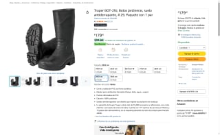 Botas Largas para Lluvia Truper por $179 | Oferta Amazon