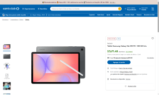 Tablet Samsung Galaxy Tab S10 FE+ 128GB por $7,671 | Sam's Club