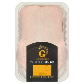 Gressingham Deliciously Simple Whole Duck 1.8kg £6 (Nectar Price)