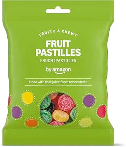 by Amazon Fruit Pastilles 250g from 82p with Subscribe & Save
