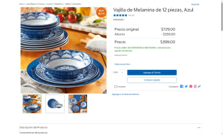 Vajilla Melamina 12 Piezas por $399 | Oferta Costco