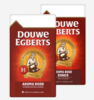 Douwe Egberts koffie voor €6,49 bij Aldi