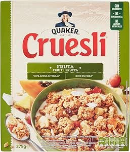 4x Quaker Cruesli Fruta, 375g por13.76€