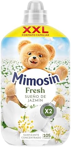 2 botes Mimosín Suavizante Concentrado Sueño de Jazmín 105 lavados por 7.21€