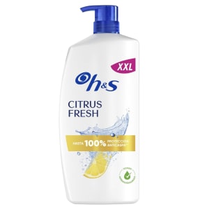 H&S Citrus Fresh anticaspa champú 1000ml con dispensador por 5,64€