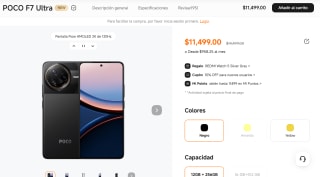 Xiaomi Poco F7 Ultra 256GB + Redmi Watch 5 por $9,774 | Santander MSI
