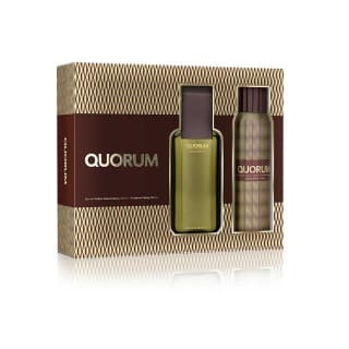 Set Quorum Perfume Hombre EDT 100ml + Desodorante 150ml en $7.950 Solo en ABC Chile