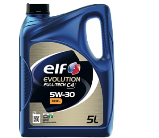 Bidon de 5L Huile Moteur Diesel d'Elf Evolution Full-Tech C4 5W-30 à 32,34€