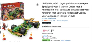 LEGO NINJAGO Lloyds pull-back racewagen set voor €15,13 bij Amazon