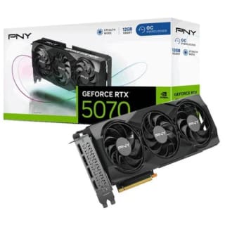 Tarjeta Gráfica PNY GeForce RTX 5070 Overclocked Triple Fan 12GB GDDR7 por 564.99€