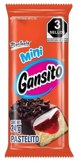 Pastelito Gansito Marinela mini 24g por $6 en Walmart