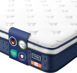 VASAGLE Matras pocketveringmatras 160 x 200 x 20 cm