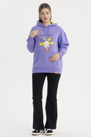 Polerón Cynthia Pickles Lila Descuento $22.990 en HollyConcept.com